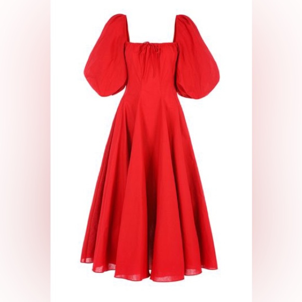 Selkie the day dress red